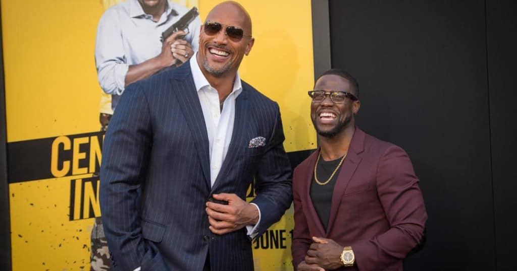 Kevin Hart and The Rock
