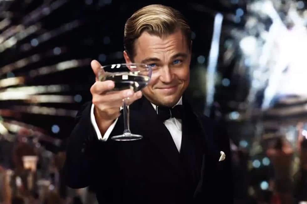 DiCaprio in The Great Gatsby