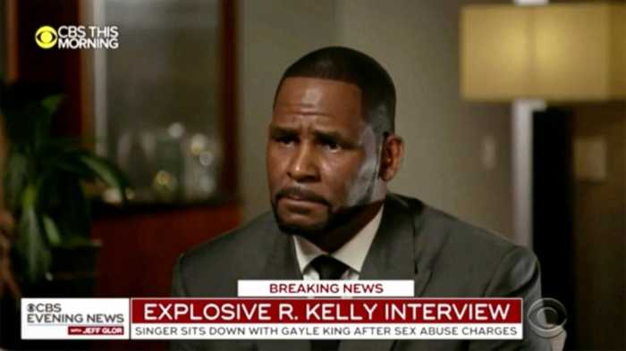 r kelly broke down in tears during an interview with Gayle King, where he discussed the charges against him