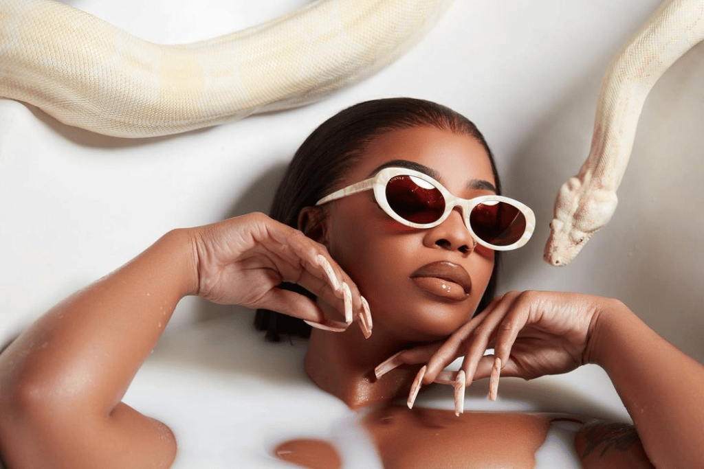 De'arra Taylor launched a sunglass brand named Lorvae