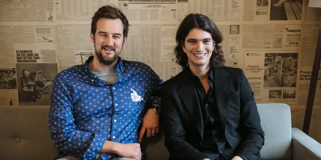WeWork Cofounder Miguel McKelvey and Adam Neuman Talking About the Company's Billion Dollar Valuation