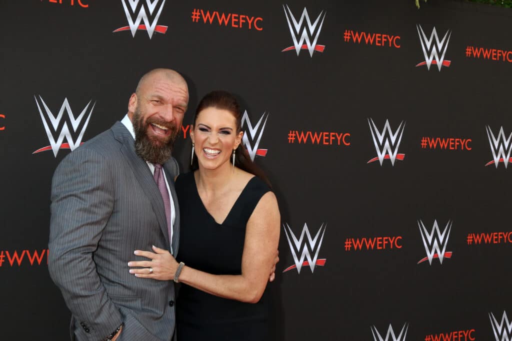 Paul Levesque, Triple H, Stephanie McMahon at the WWE For Your Consideration Event at the TV Academy Saban Media Center